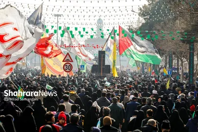 گزارش تصویری | اجتماع عظیم منتظران ظهور در مشهد (۲۶ بهمن ۱۴۰۳)