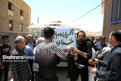 تشییع و تدفین پیکر عثمان محمدپرست در خواف