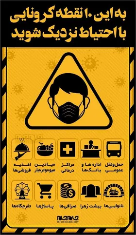 ۱۰ مکان پرخطر که احتمال دارد به کرونا مبتلا شوید