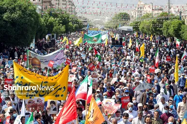 راهپیمایی روز جهانی قدس در مشهد