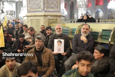 گزارش تصویری | اجتماع مهاجران افغانستانی ساکن مشهد در سوگ قائد امت