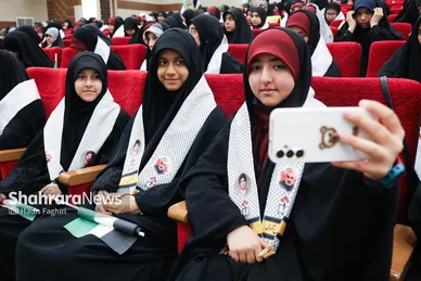 گزارش تصویری | مراسم تحلیف فرماندهان بسیج دانش آموزی در مشهد