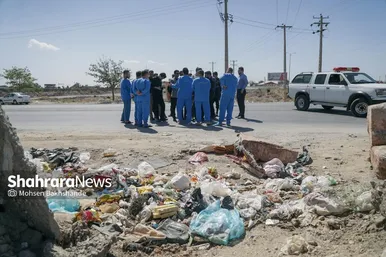 گزارش تصویری | بازسازی صحنه قتل در جاده شهرک صنعتی فردوسی مشهد