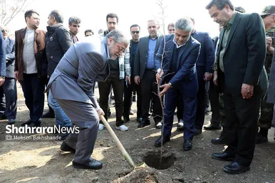 پویش سراسری درخت‌کاری در بوستان جهانشهر