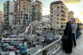 ضاحیه بیروت پس از بمباران&zwnj;های رژیم صهیونیستی