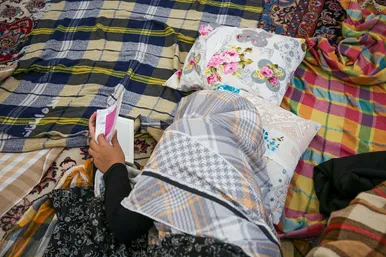 مراسم معنوی اعتکاف بانوان در حرم مطهر رضوی