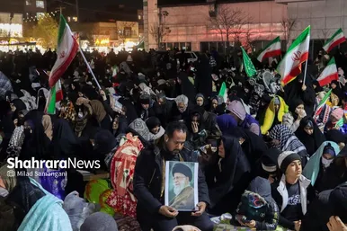 گزارش تصویری | مراسم احیای اولین شب قدر رمضان ۱۴۰۴ - چهارراه مخابرات مشهد