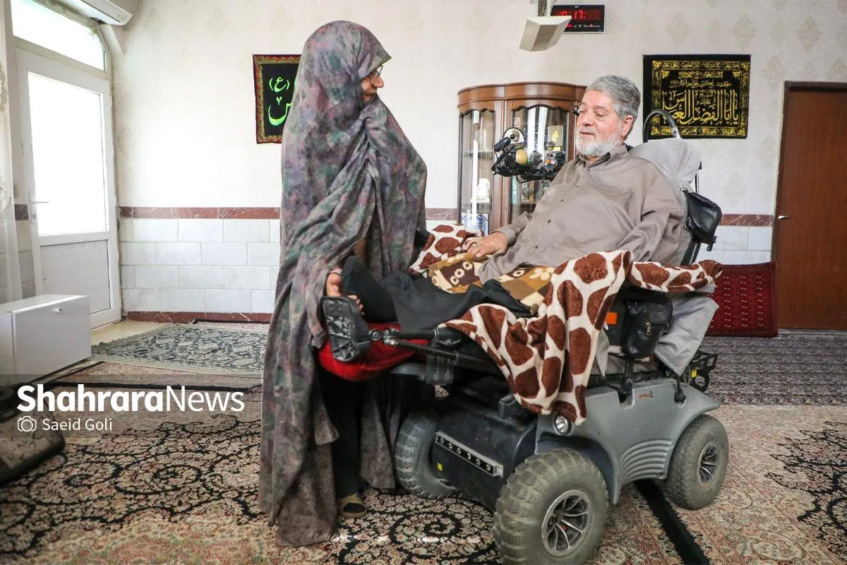 روایتی از زندگی جانباز غلامحسین صفایی، شهید زنده و صاحب نشان مشهدالرضا(ع) | همیشه در  میدان