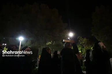 مراسم احیای شب ۲۱ ماه رمضان در بهشت رضا(ع)