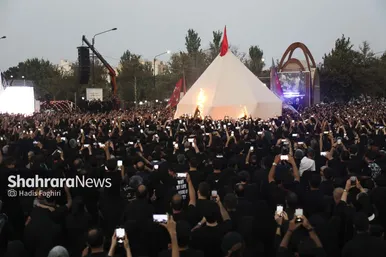 گزارش تصویری | مراسم خیمه سوزان عصر عاشورا در مشهد (۱۵ تیر ۱۴۰۴)