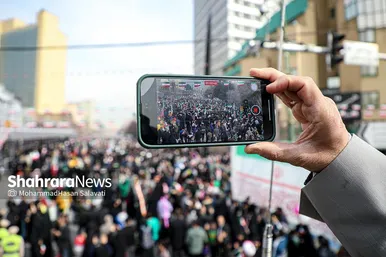 گزارش تصویری (۳) | راهپیمایی روز ۲۲ بهمن در مشهد