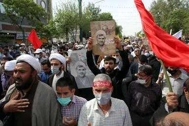 تشییع پیکر شهید حجت الاسلام اصلانی در مشهد