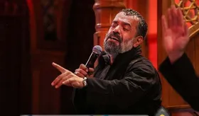 دانلود مداحی محمود کریمی در شب سوم عزاداری حسینیه داودالعاشور بصره +فیلم