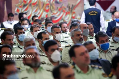مراسم تودیع ومعارفه فرمانده انتظامی مشهد مقدس