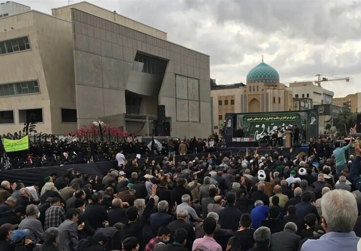 مشهد یکپارچه عزادار امام‌جعفرصادق(ع) می‌شود