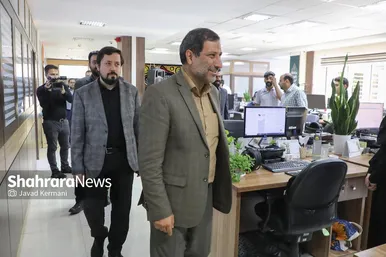 بازدید جمعی از مسئولین شهری مشهدمقدس از موسسه فرهنگی شهرآرا (۲) (۱۶ مرداد ۱۴۰۳)