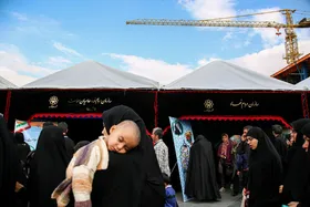 بهره&zwnj;برداری موقت از ایستگاه استقبال از زائر منطقه ۷ شهرداری مشهد برای پذیرایی از زائران در دهه پایانی صفر ۱۴۰۴