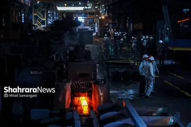 گزارش تصویری | بازدید وزیر صمت از کارخانه فولاد نیشابور