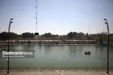 اسکان مسافران نوروزی در کمپ غدیر مشهد