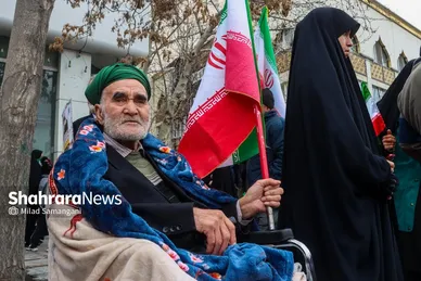 گزارش تصویری | راهپیمایی مردم مشهد در یوم الله ۲۲ بهمن ۲