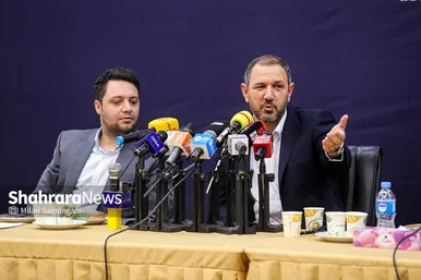 نشست خبری موسی‌الرضا حاجی بگلو سخنگوی شورای اسلامی شهر مشهد مقدس