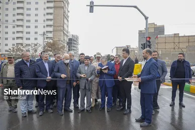گزارش تصویری | آیین بهره‌برداری و اتصال بولوار دکتر حسابی به بزرگراه پیامبراعظم(ص)