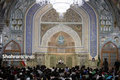 مراسم مناجات شب‌های ماه مبارک رمضان در حرم مطهر رضوی