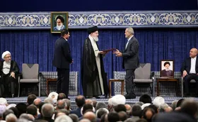 عکس&zwnj;هایی از مراسم تنفیذ مسعود پزشکیان (۷ مرداد ۱۴۰۳)
