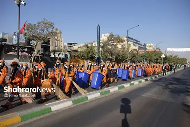 آیین تشرف و اذن خدمت خادمان شهری در مشهدالرضا (ع)