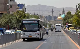 سرویس&zwnj;دهی صلواتی ناوگان اتوبوسرانی مشهد در روز عید سعید غدیر
