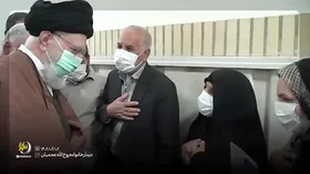 ویدئو| تصاویری از دیدار خانواده شهید روح الله عجمیان با رهبر انقلاب