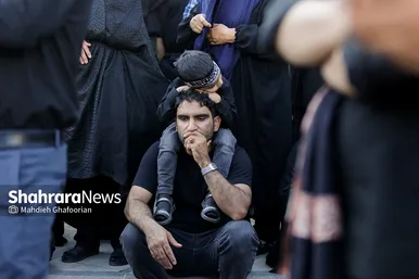 آیین خیمه سوزان عصر عاشورا در مشهد