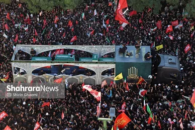 گزارش تصویری | تصاویر هوایی مراسم تشییع پیکر رهبر شهید انقلاب اسلامی
