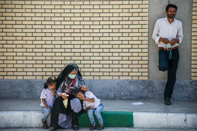 اردوی جهادی سلامت در حاشیه شهر مشهد