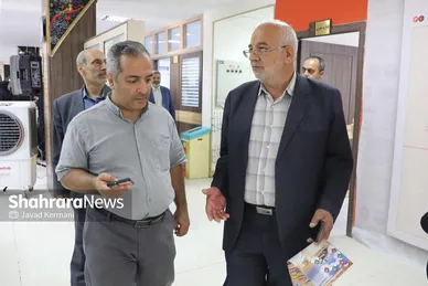 بازدید جمعی از مسئولین شهری مشهدمقدس از موسسه فرهنگی شهرآرا (۲) (۱۶ مرداد ۱۴۰۳)
