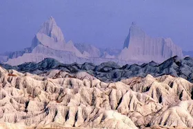 ویدئو| نمایی زیبا از کوه&zwnj;های مریخی چابهار