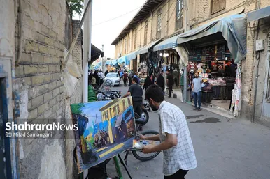 محمد چناری، نقاش خیابان‌های مشهد