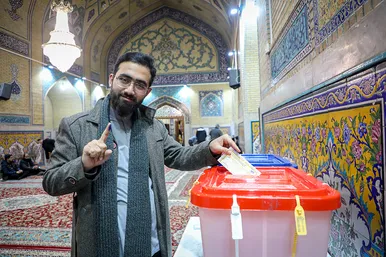 آخرین ساعات رای گیری انتخابات در مشهد مقدس