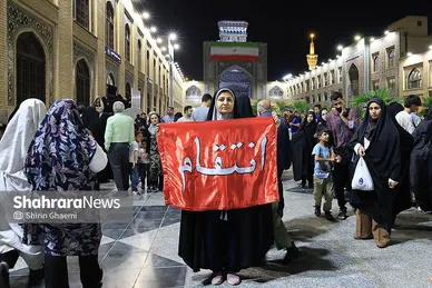 گزارش تصویری | حال و هوای حرم مطهر رضوی در شب عید سعید غدیر خم