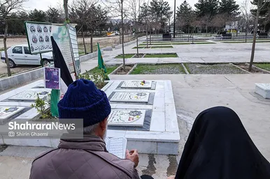 گزارش تصویری | زیارت اهل قبور در آخرین پنجشنبه سال