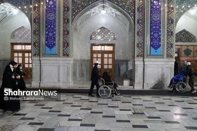 شب عید مبعث در حرم مطهر رضوی