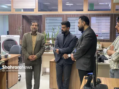 بازدید جمعی از مسئولین شهری مشهدمقدس از موسسه فرهنگی شهرآرا (۲) (۱۶ مرداد ۱۴۰۳)