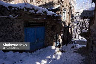 گزارش تصویری | طبیعت زمستانی روستای کنگ