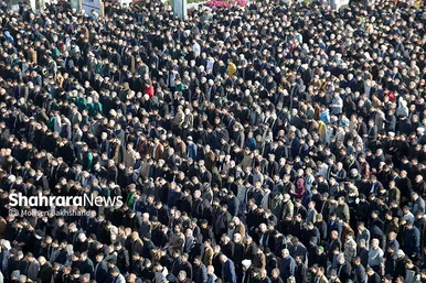 گزارش تصویری | اقامه نماز عید فطر در حرم مطهر امام رضا (ع)