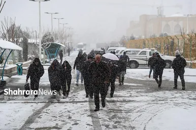 گزارش تصویری | بارش برف در مشهد (۲۱ بهمن ۱۴۰۳)