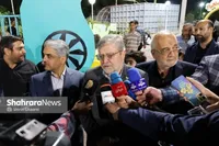 حرکت قطار افتتاح پروژه‌های شهر مشهد با بهره‌برداری از مدرن‌ترین زمین بازی کودکان در کشور + فیلم