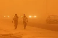ویدئو| گردوغبار شدید در عراق