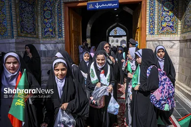 گزارش تصویری | آیین آغاز سال تحصیلی جدید در حرم مطهر رضوی