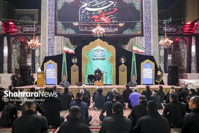 گزارش تصویری | حسینیه حرم | عزاداری سنتی هیئات استان قزوین در حرم مطهر رضوی