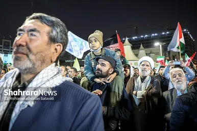 راهپیمایی مردم مشهد در حمایت از مردم فلسطین و محکومیت جنایات اسرائیل